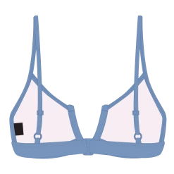 Boutine LA TOPS Slate Blue V-Cut Top