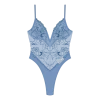 ChooksLA Slate Blue Lace Bodysuit UNDERWEAR