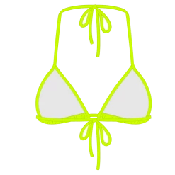 Boutine LA Sour Yellow Bikini Top II