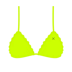 Boutine LA Sour Yellow Scallop Top