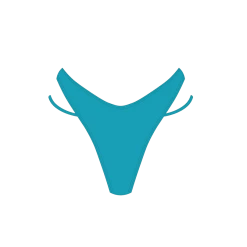 Boutine LA Marine Blue Split Bottoms