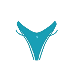 Boutine LA Marine Blue Split Bottoms