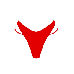 Boutine LA Rose Red Split Bottoms