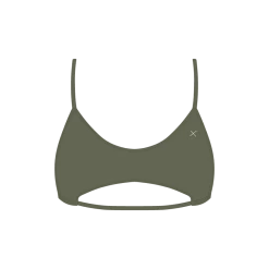 Boutine LA Moss Green Split Top