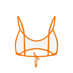 Boutine LA Ochre Split Top TOPS