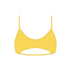 Boutine LA Tang Yellow Split Top