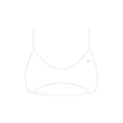 Boutine LA Venice White Split Top TOPS