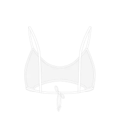 Boutine LA Venice White Split Top TOPS