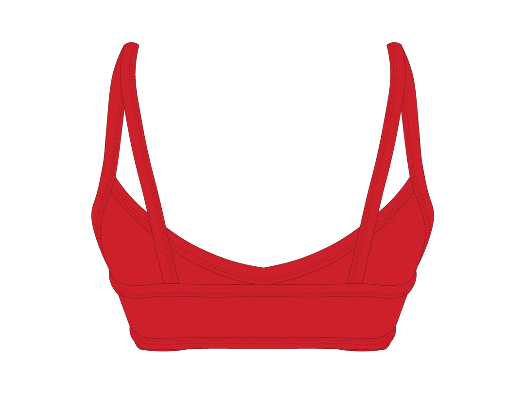 Boutine LA Rose Red Sporty Top