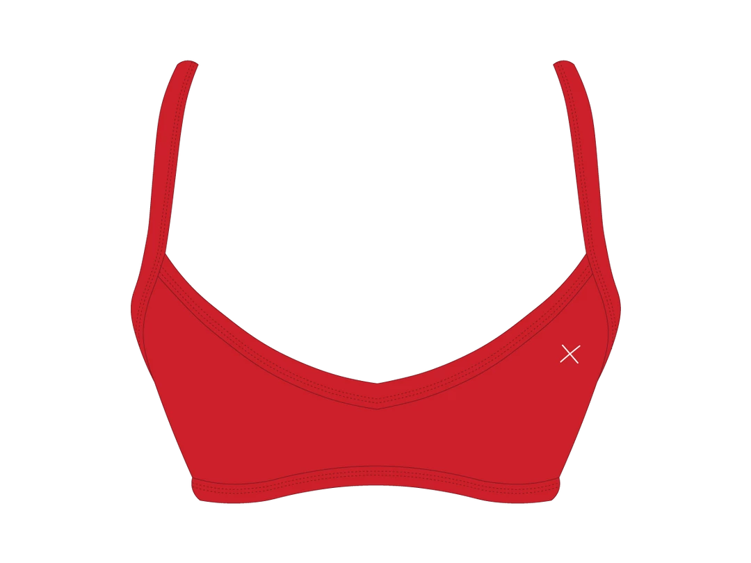 Boutine LA Rose Red Sporty Top