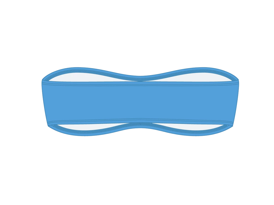 Boutine LA Sky Blue Strapless Top TOPS