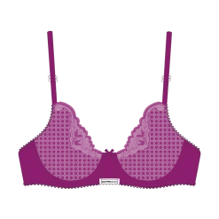 Boutine LA UNDERWEAR Sweet Cherry Lace Bow Bra