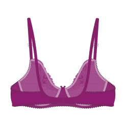 Boutine LA UNDERWEAR Sweet Cherry Lace Bow Bra