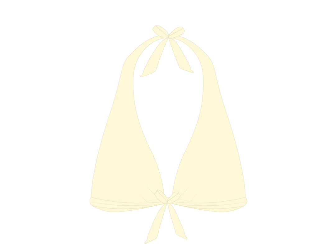 Boutine LA Vanilla Tie-Knot Bikini Top