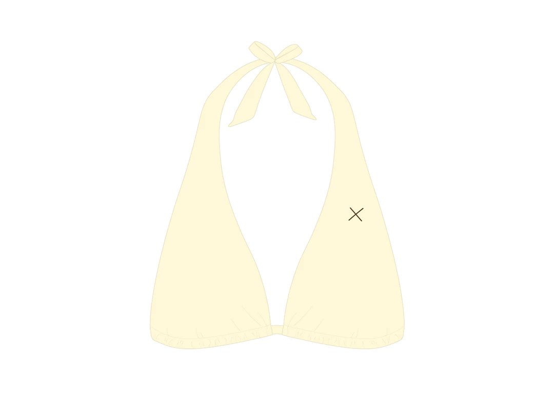 Boutine LA Vanilla Tie-Knot Bikini Top