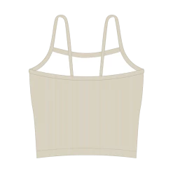 Boutine LA Tan Paradise Resort Cropped Tank Top