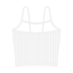 Boutine LA ACTIVEWEAR White Paradise Resort Cropped Tank Top