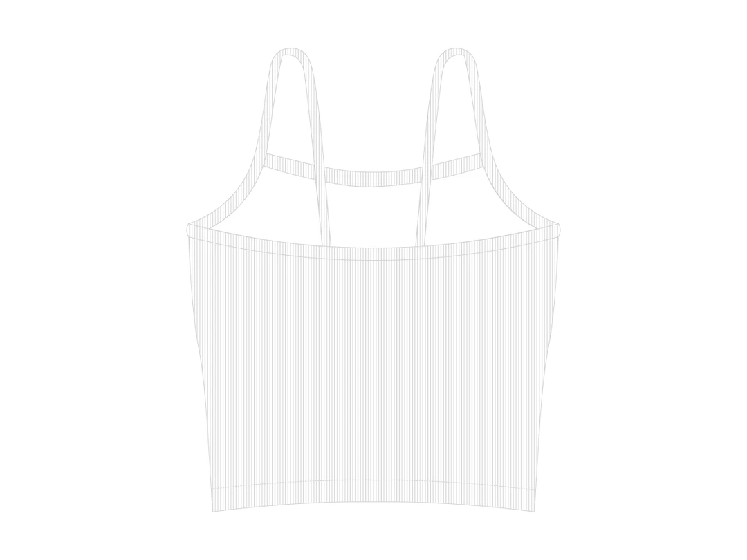 Boutine LA ACTIVEWEAR White Paradise Resort Cropped Tank Top