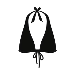 Boutine LA Manhattan Black Tropic Tie-Top TOPS