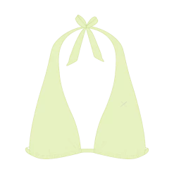 Boutine LA Ocean Blue Tropic Tie-Top