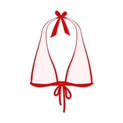 Boutine LA Rose Tropic Tie-Top TOPS