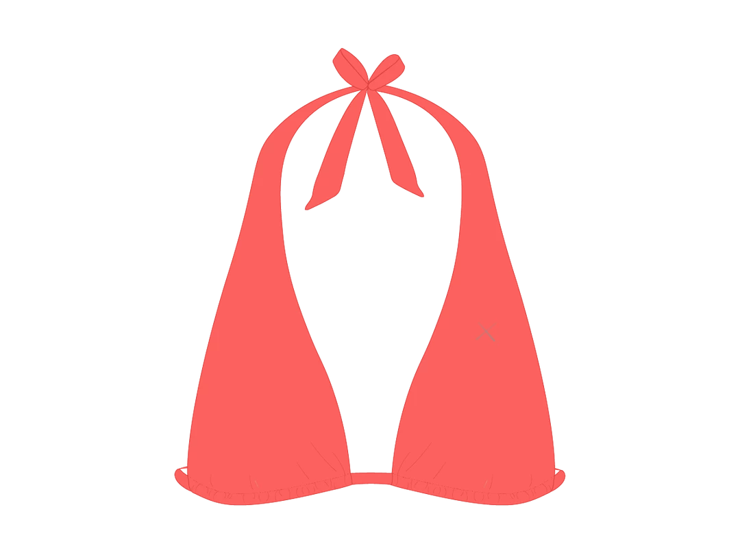 Boutine LA Salmon Tropic Tie-Top