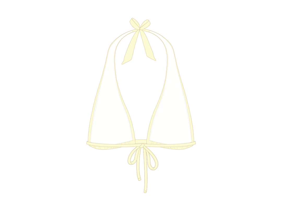 Boutine LA TOPS Vanilla Tropic Tie-Top