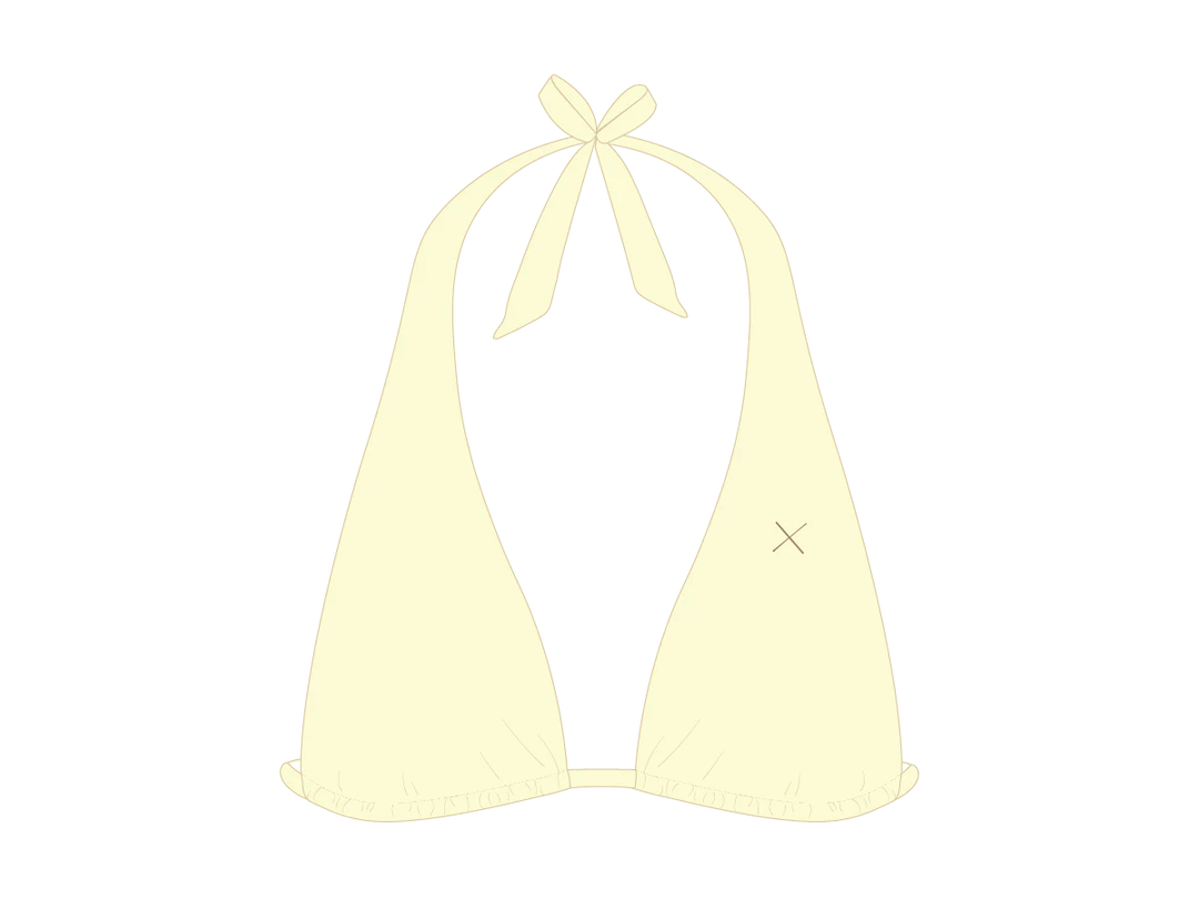 Boutine LA TOPS Vanilla Tropic Tie-Top