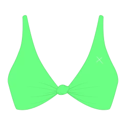 Boutine LA Electro Green Twist Top