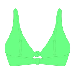 Boutine LA Electro Green Twist Top