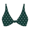 Boutine LA Green Logo Print Twist Top TOPS