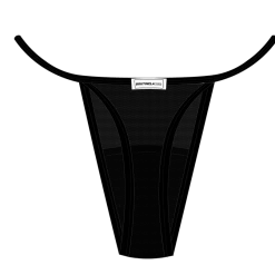 Boutine LA Black Mesh Lace Thong Panty UNDERWEAR