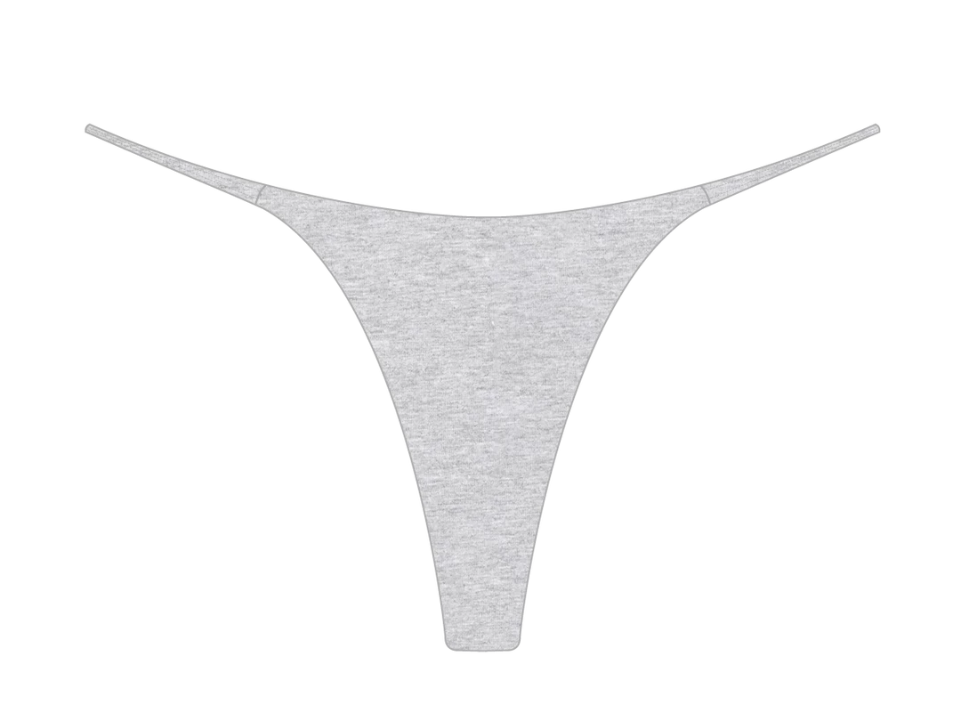 Boutine LA Coal Grey Scrunch Thong UNDERWEAR