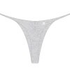 Boutine LA Coal Grey Scrunch Thong UNDERWEAR