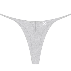 Boutine LA Coal Grey Scrunch Thong UNDERWEAR