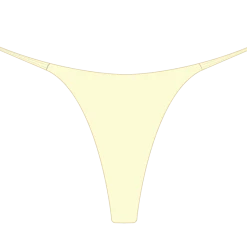 Boutine LA UNDERWEAR Vanilla Scrunch Thong