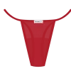Boutine LA UNDERWEAR Red Mesh Lace Thong Panty