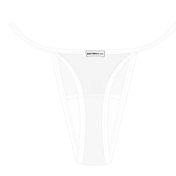 Boutine LA UNDERWEAR White Mesh Lace Thong Panty