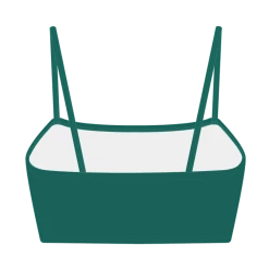 Boutine LA Valley Green Ribbed Camisole Top TOPS