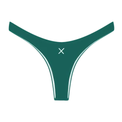 Boutine LA Valley Green Ribbed Chic 80's Bottoms