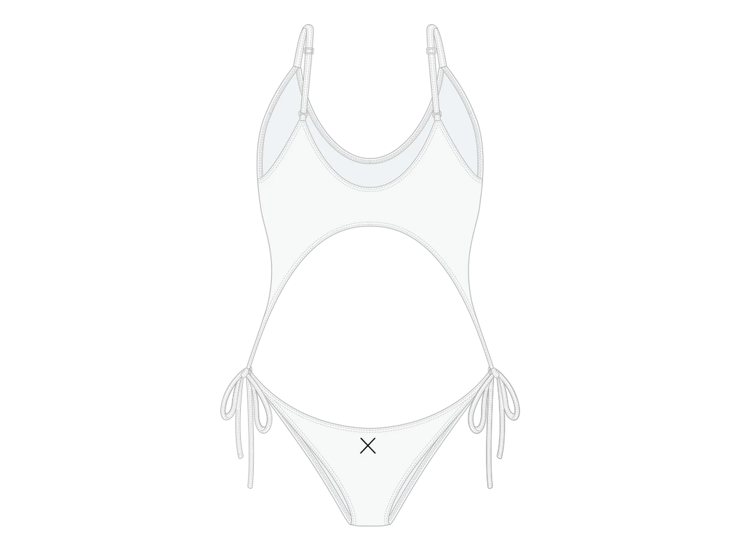 Boutine LA Venice White Two Piece One Piece ONE PIECES