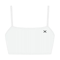 Boutine LA TOPS Venice White Camisole Ribbed Top