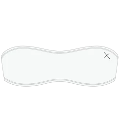 Boutine LA Venice White Strapless Top