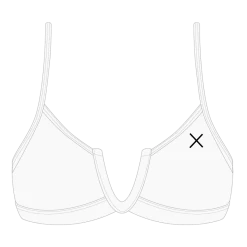 Boutine LA Venice White V-Cut Top