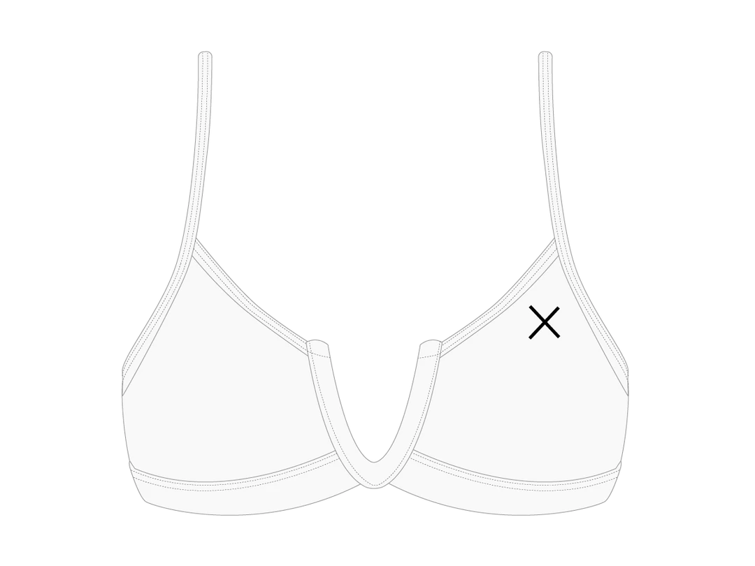 Boutine LA Venice White V-Cut Top