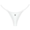 Boutine LA Venice White Minimal Bottoms V-Cut Top X Minimal Bottoms
