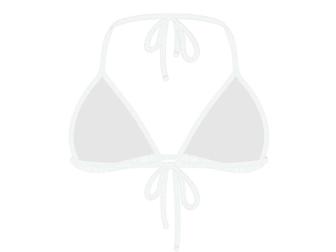 Boutine LA MATCHING SETS Venice White Bikini Top II