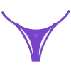Boutine LA Violet Purple Minimal Bottoms MATCHING SETS