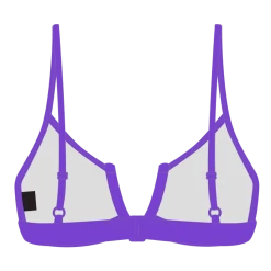 Boutine LA Violet Purple V-Cut Top MATCHING SETS