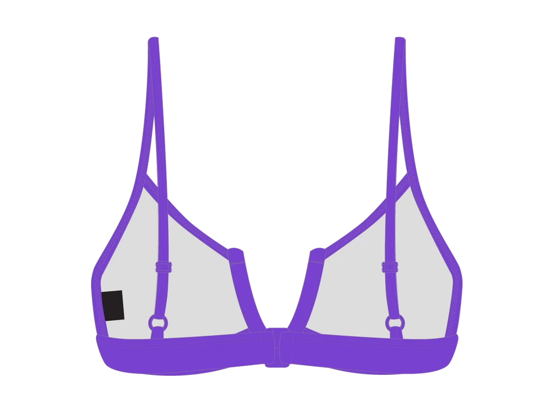 Boutine LA Violet Purple V-Cut Top MATCHING SETS